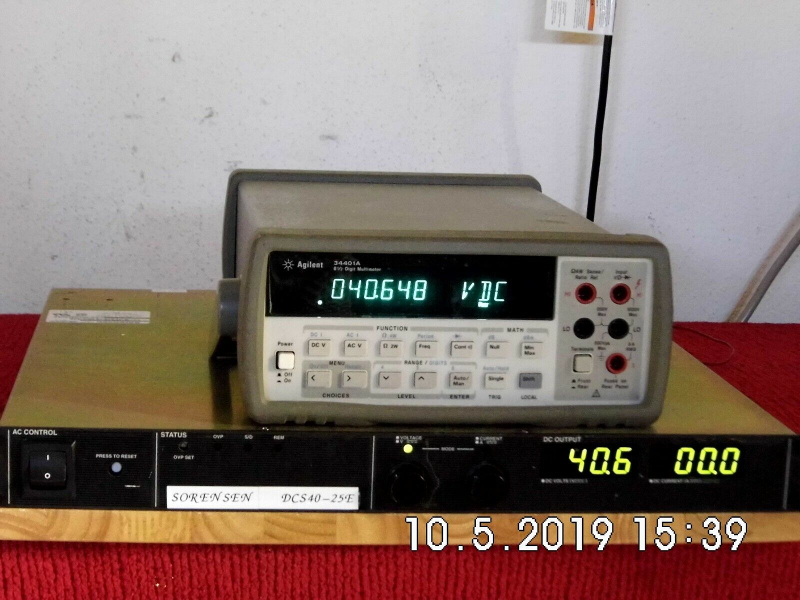 Sorensen DCS40-25E 0-40 V, 0-25 A, Power Supply Sorensen DCS40-25E 0-40 V, 0-25 A, Power Supply
